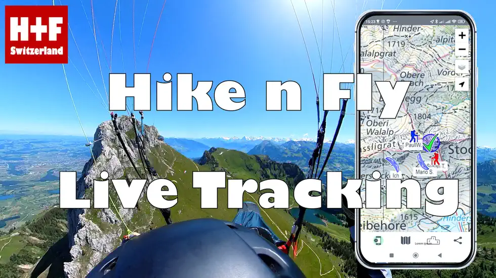 Hike n Fly Livetracking, 90 second walkthrough for athletes