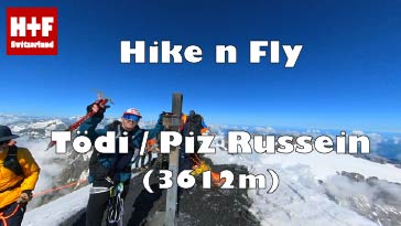 Hike and Fly / Paragliding Tödi / Piz Russein
