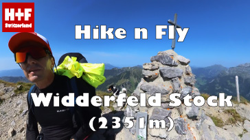 Hike and Fly / Paragliding Widderfeld Stock